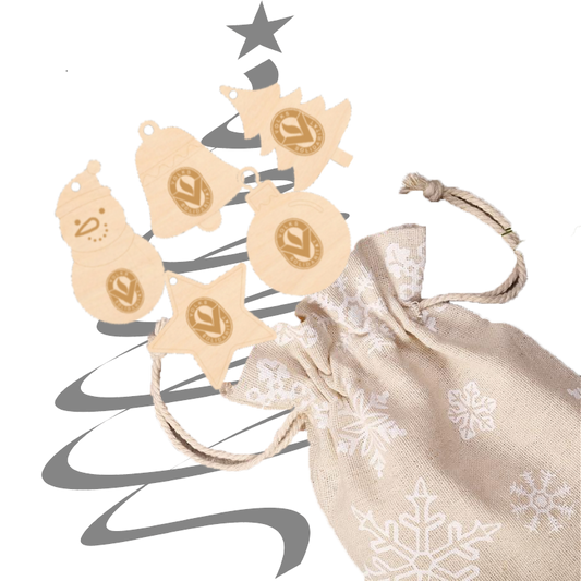 Weihnachtsbaum-Anhänger-Set