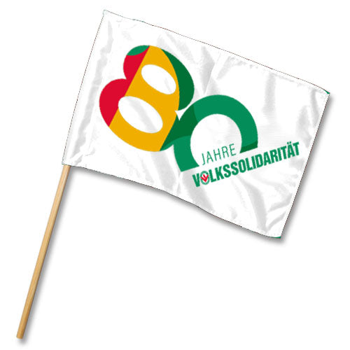 Schwenkfahne 80 Jahre