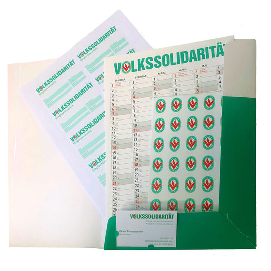 Aktendeckel / Präsentationsmappe mit 2 Innenlaschen