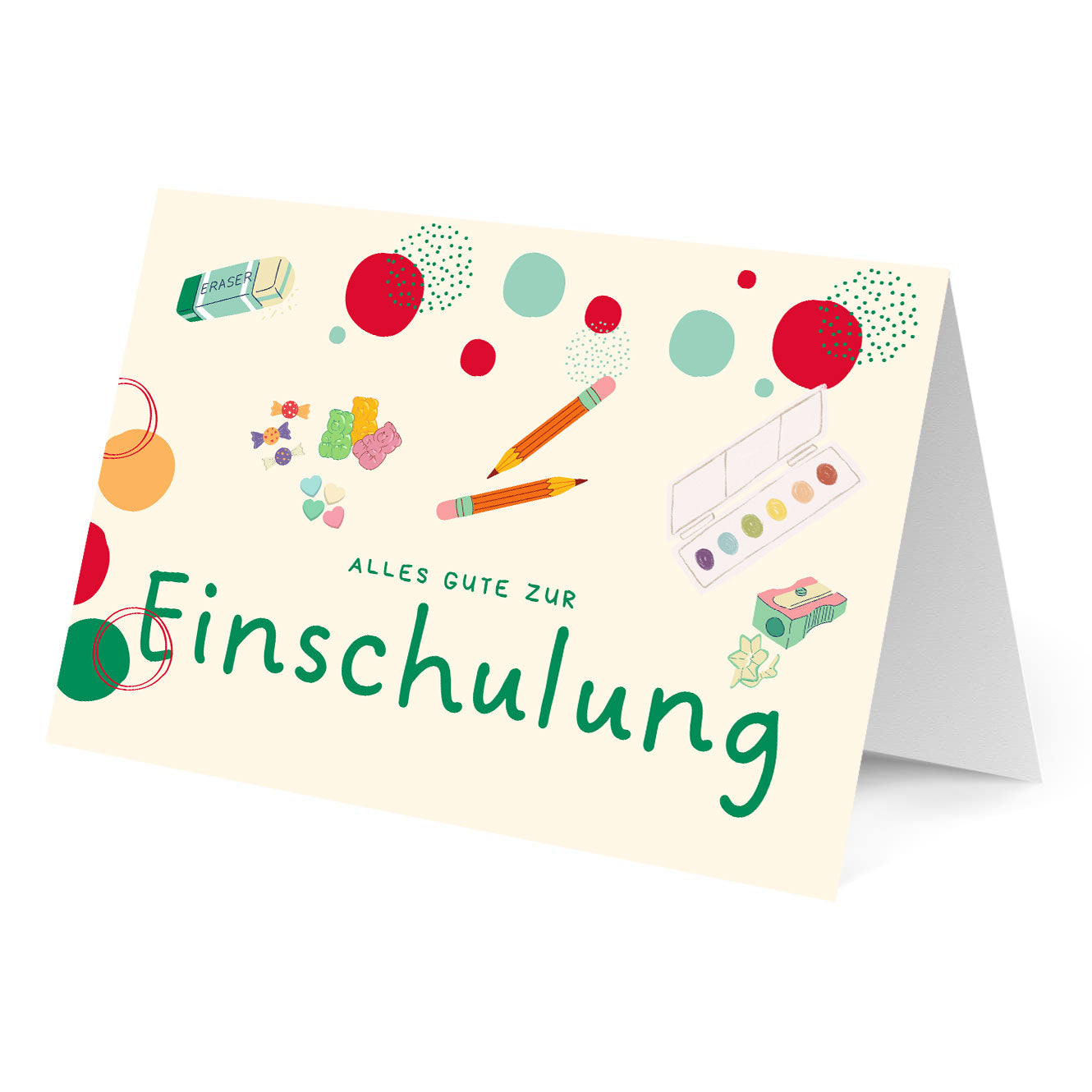 Grußkarte „Einschulung“