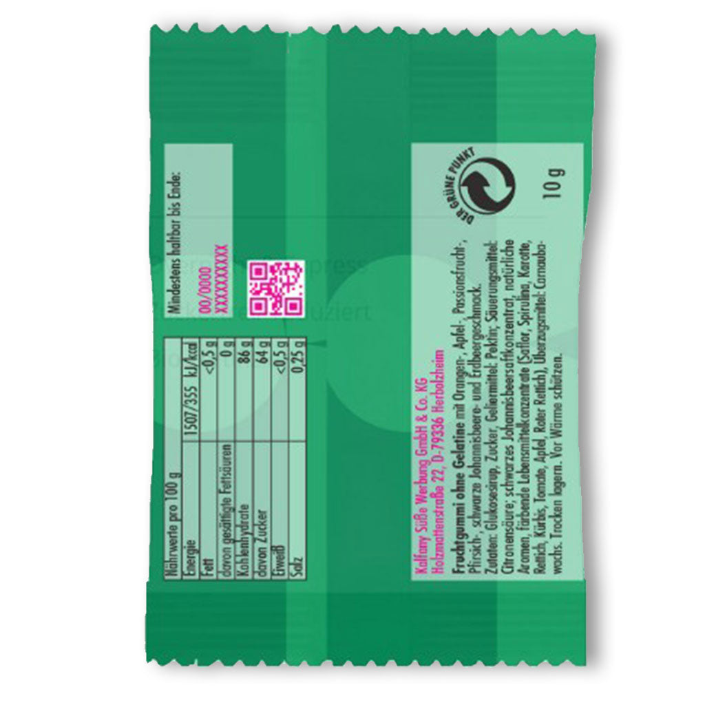 VEGANE Fruchtgummi - Herzform