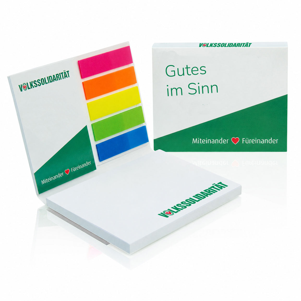 Haftnotizen Kombi-Set im Softcover-Umschlag