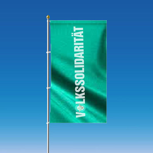 Hissfahne für Masten mit Ausleger - verschiedene Größen