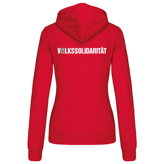 Damen-Kapuzensweatjacke 2-farbig