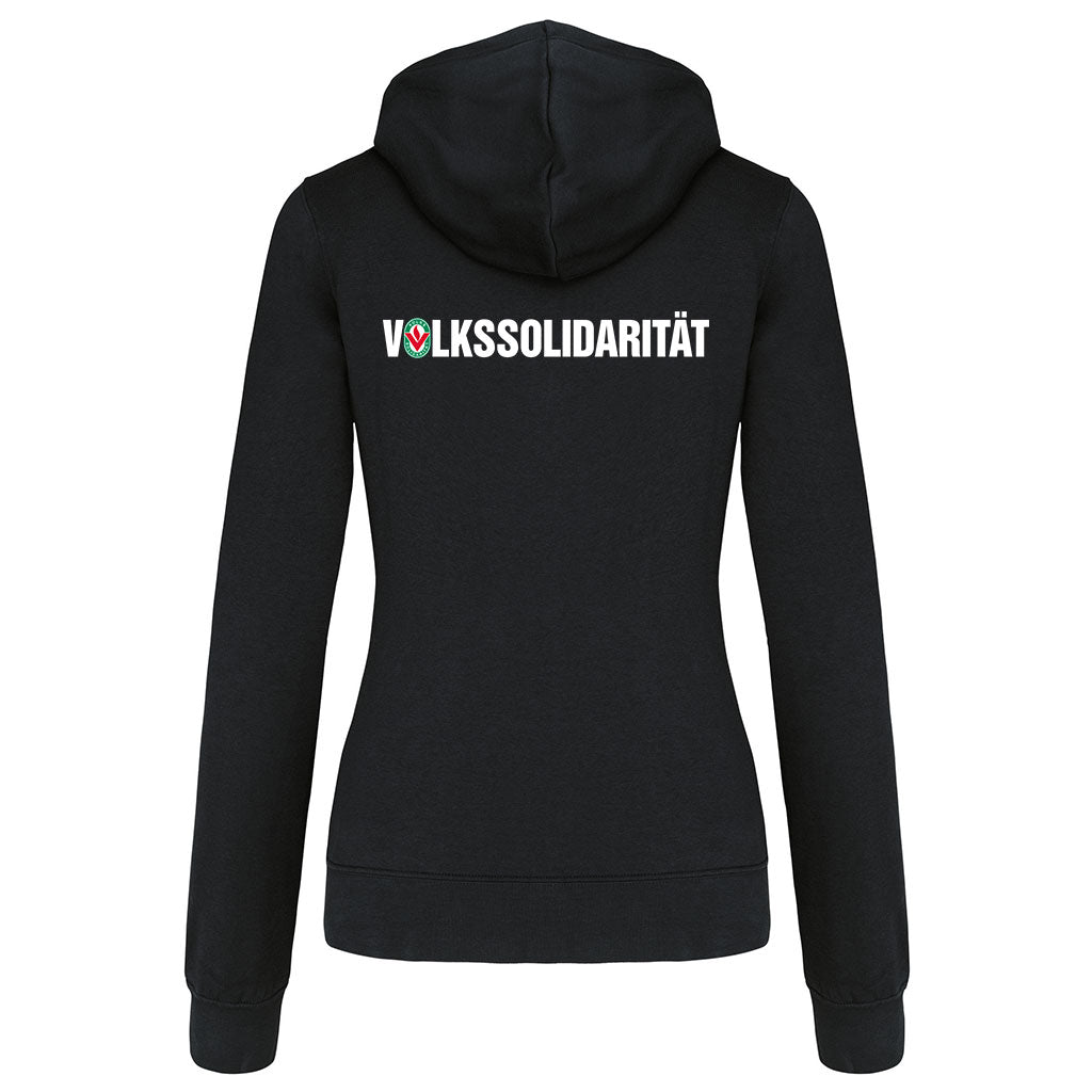 Damen-Kapuzensweatjacke 2-farbig