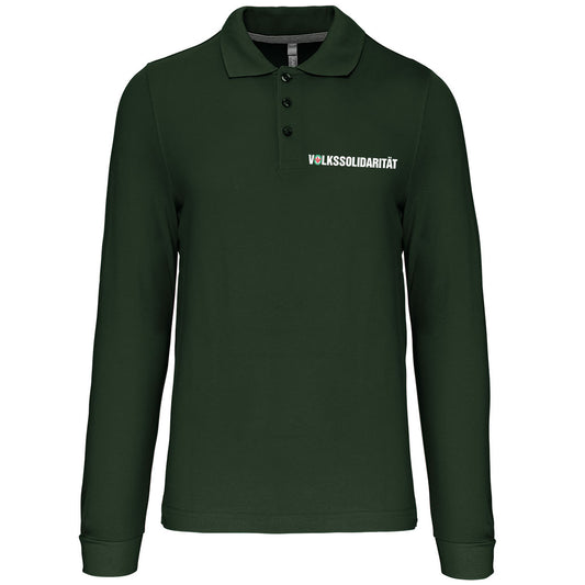 Herren Langarm-Polohemd