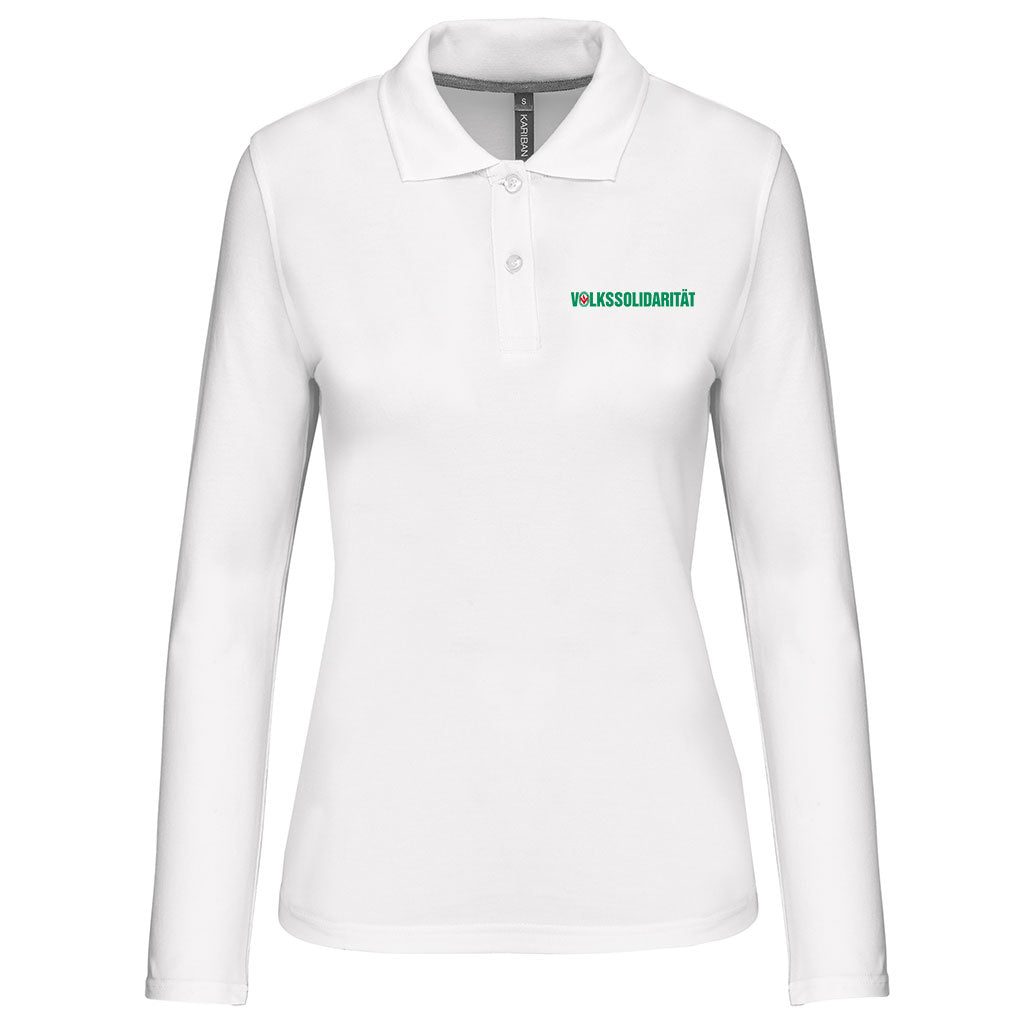 Damen Langarm-Polohemd