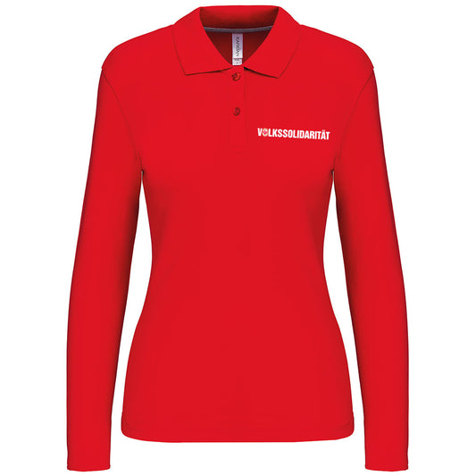 Damen Langarm-Polohemd
