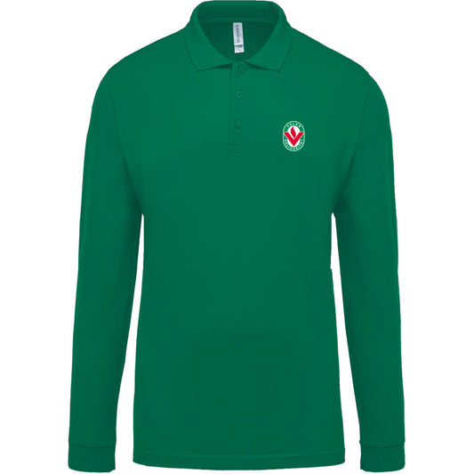 Herren Langarm-Polohemd - beidseitig bedruckt