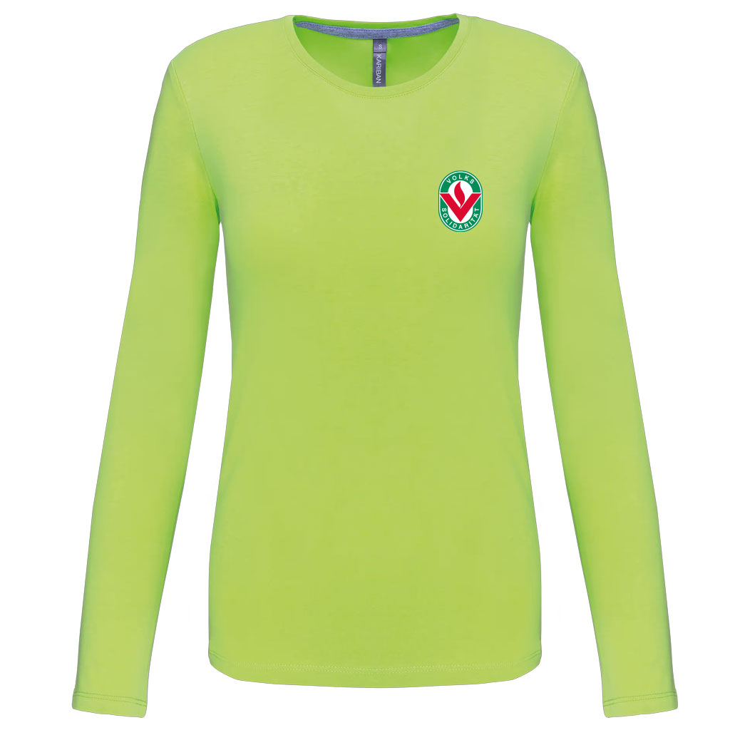 Damen Longsleeve Rundhalsausschnitt