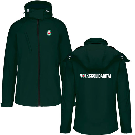 Damen Softshell-Jacke mit abnehmbarer Kapuze