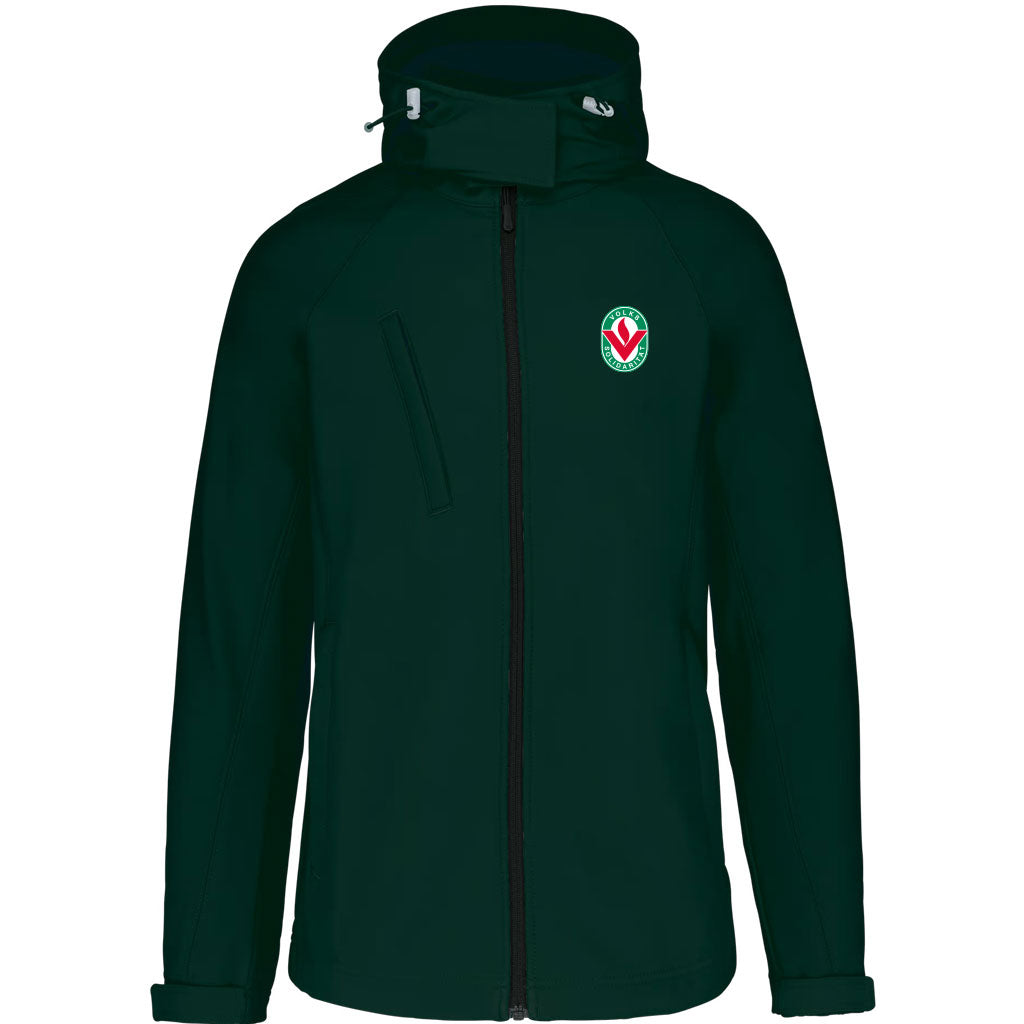 Damen Softshell-Jacke mit abnehmbarer Kapuze
