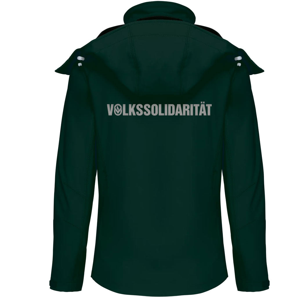 Damen Softshell-Jacke mit abnehmbarer Kapuze