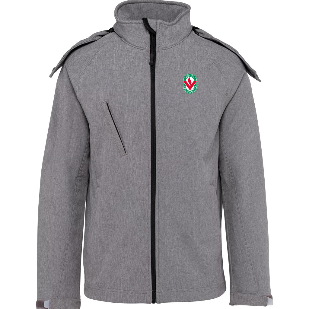 Damen Softshell-Jacke mit abnehmbarer Kapuze