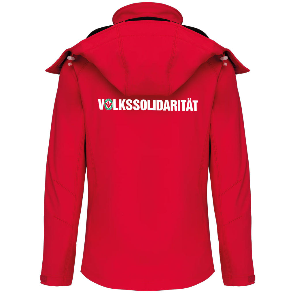 Damen Softshell-Jacke mit abnehmbarer Kapuze