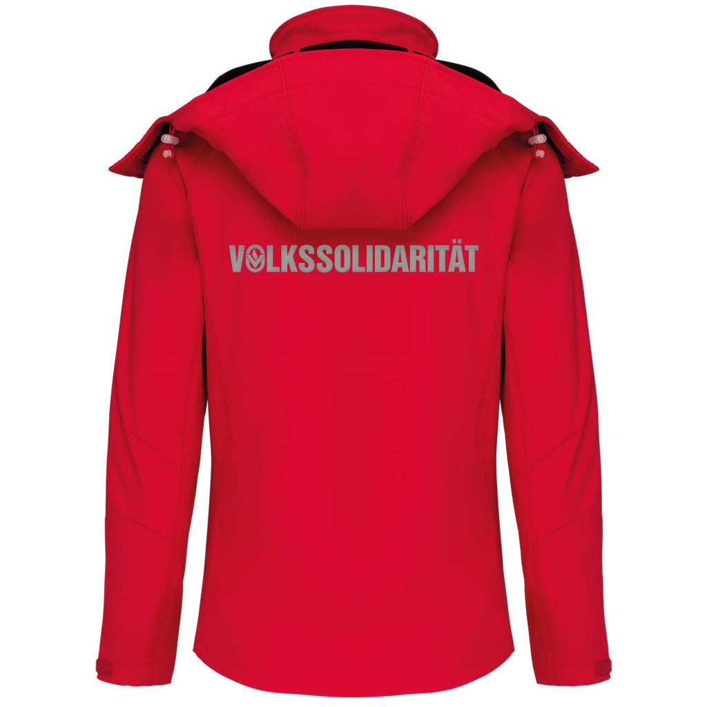 Damen Softshell-Jacke mit abnehmbarer Kapuze