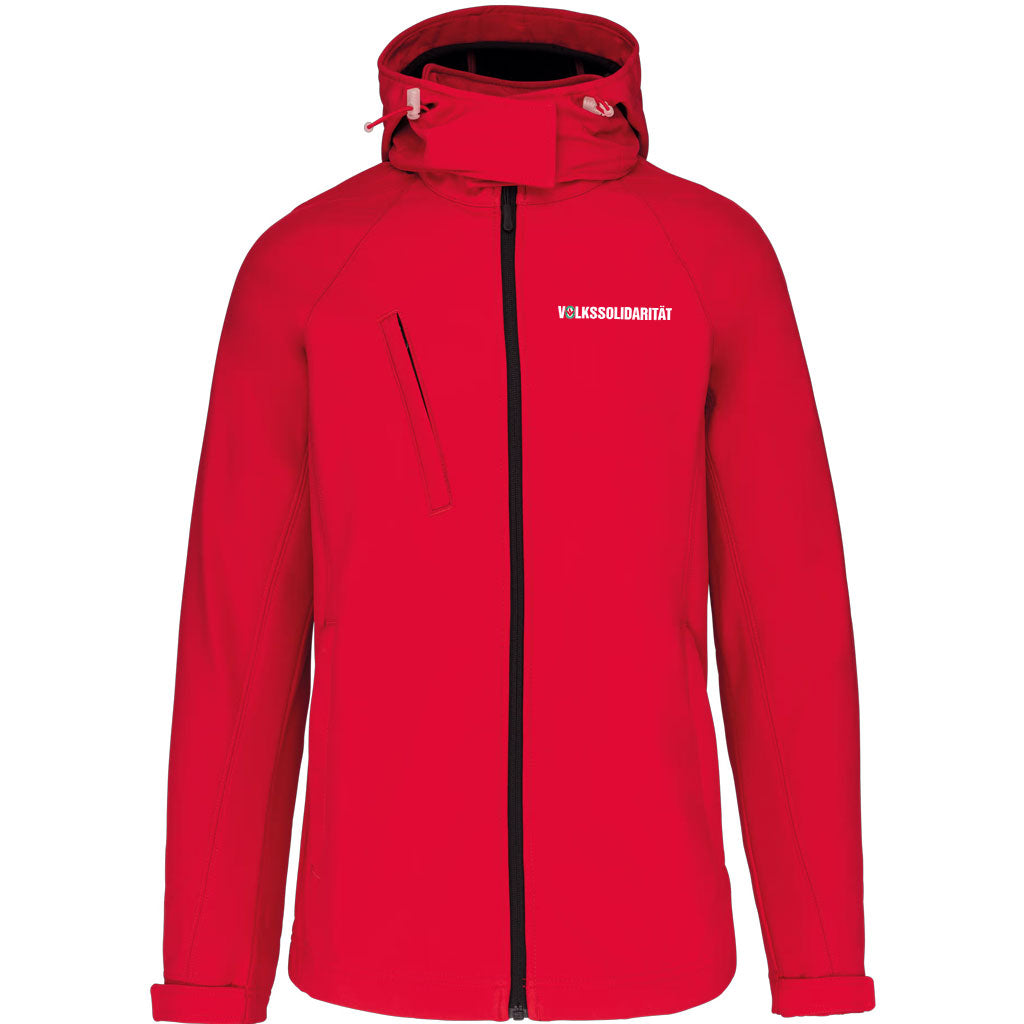 Damen Softshell-Jacke mit abnehmbarer Kapuze