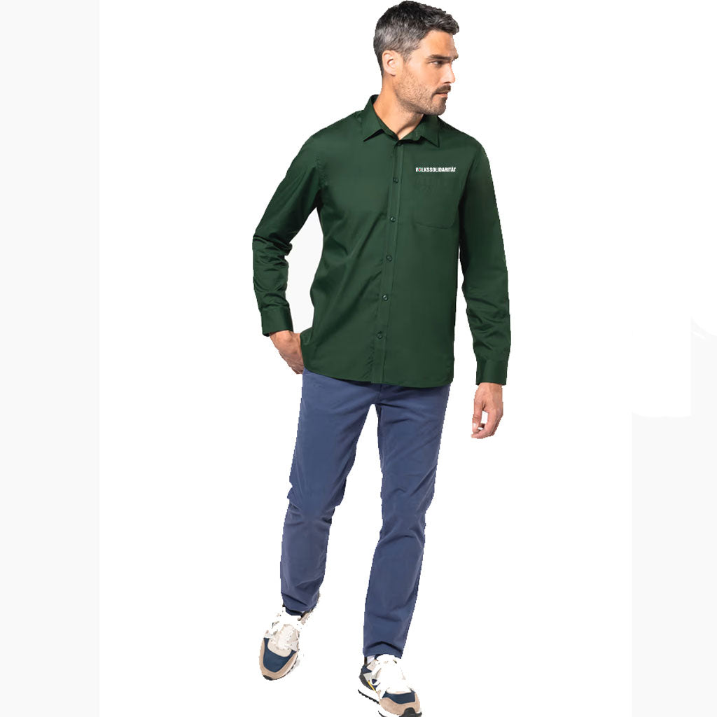 Herren Langarmhemd