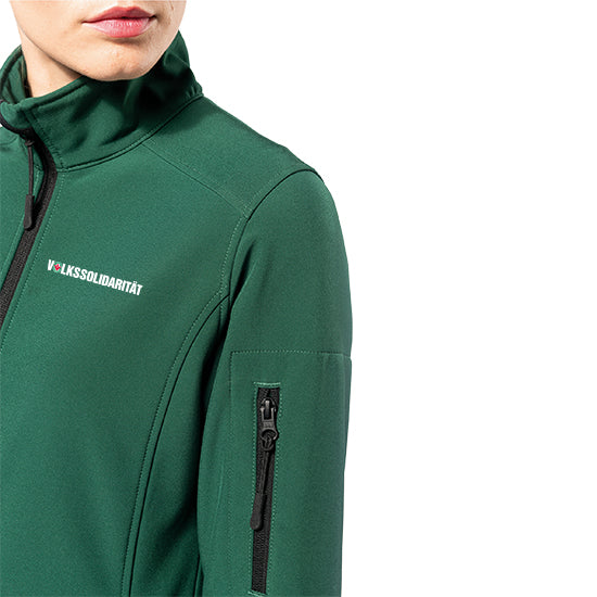 Damen Softshell Jacken im Volkssolidaritäts-Design