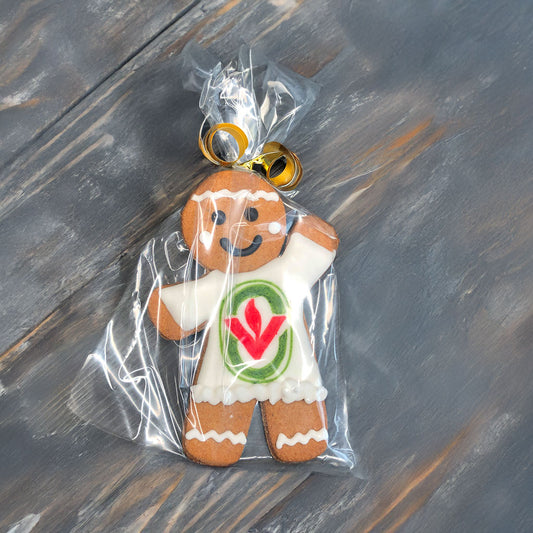 Winkendes Pfefferkuchenmännchen