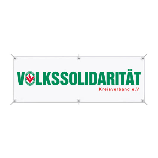 PVC-Banner mit Ösen