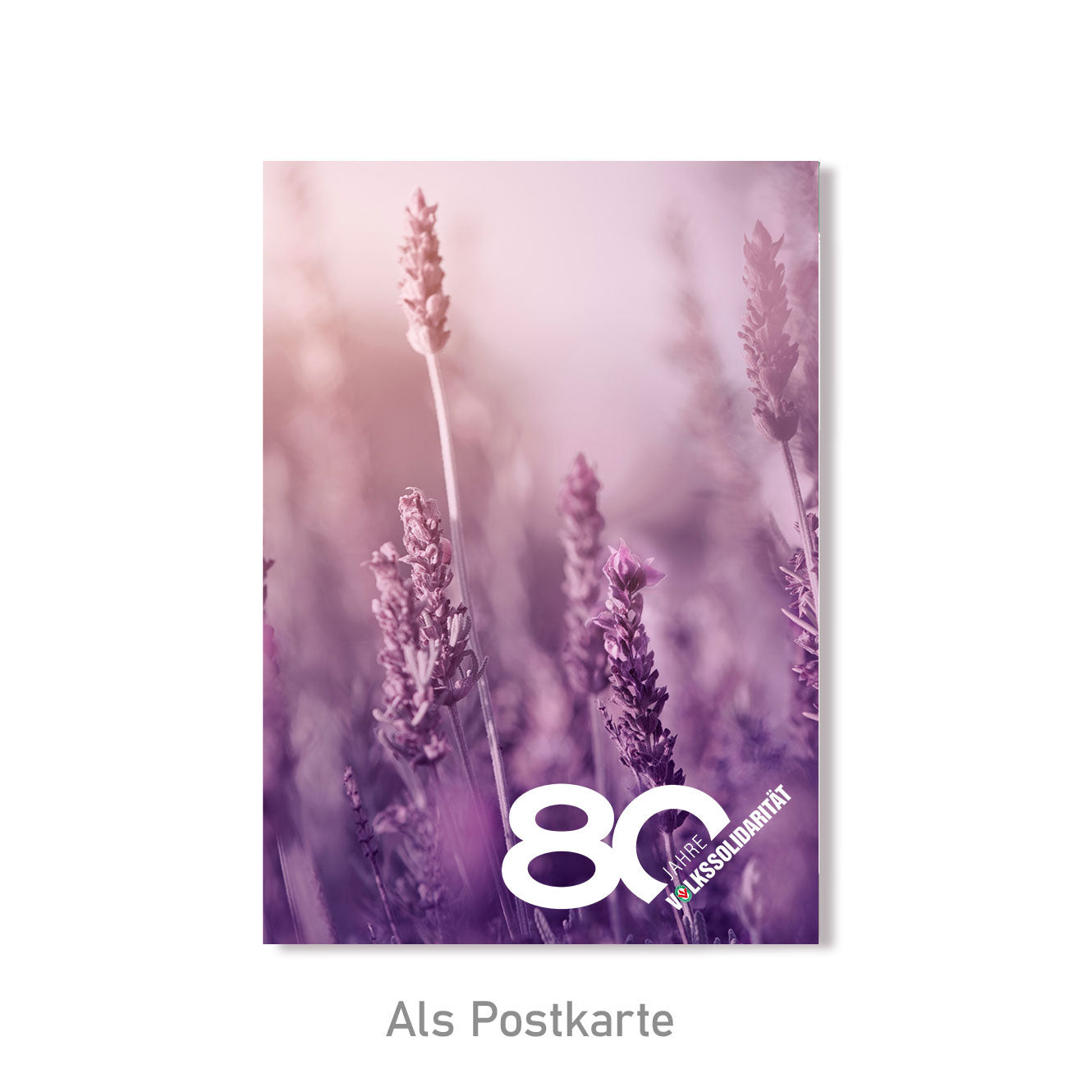 Grußkarte Lavendel
