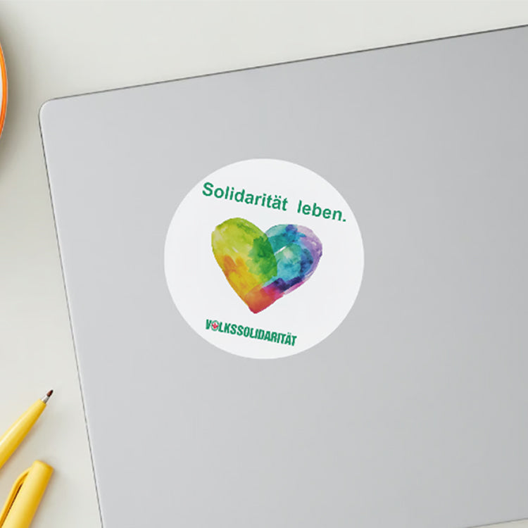 Aufkleber "Solidarität Leben"