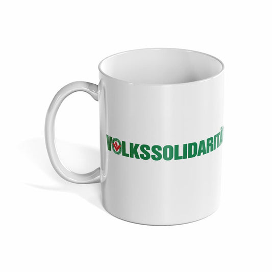 Tasse im Volkssolidaritäts-Design