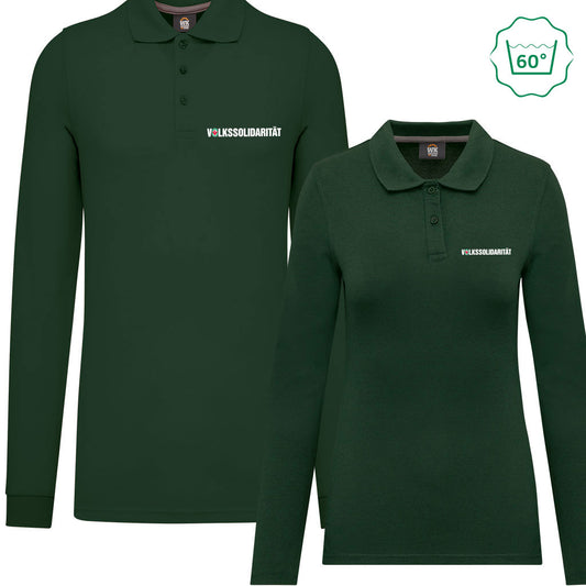 Langarm Polohemd mit antibakterieller Behandlung