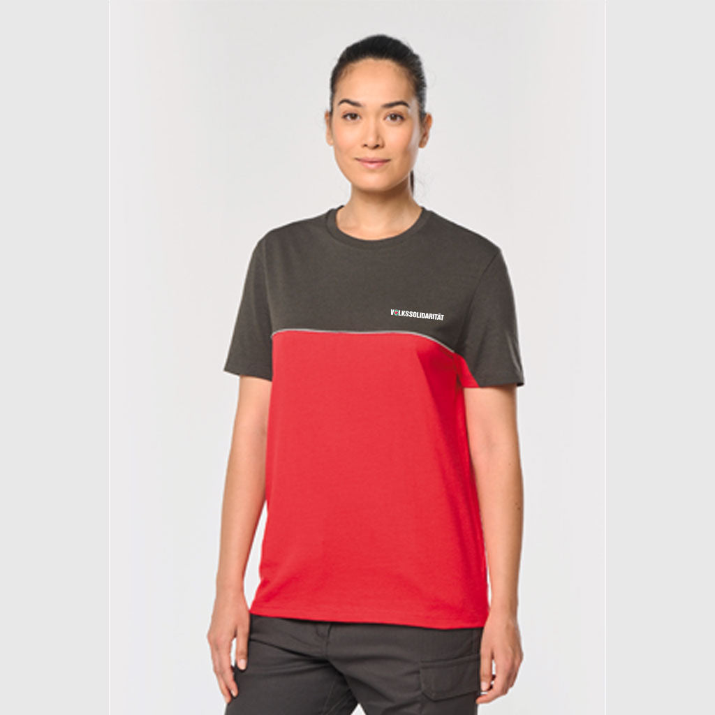 Zweifarbiges Unisex T-Shirt