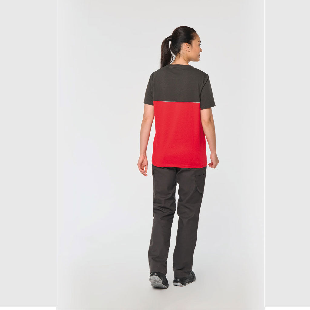 Zweifarbiges Unisex T-Shirt