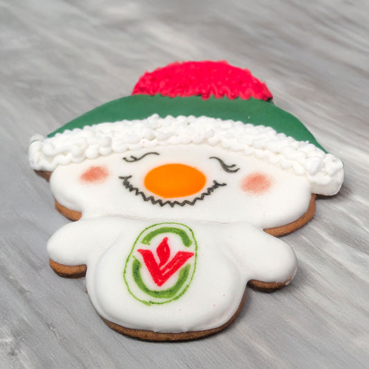 Winterliches Pfefferkuchenmännchen