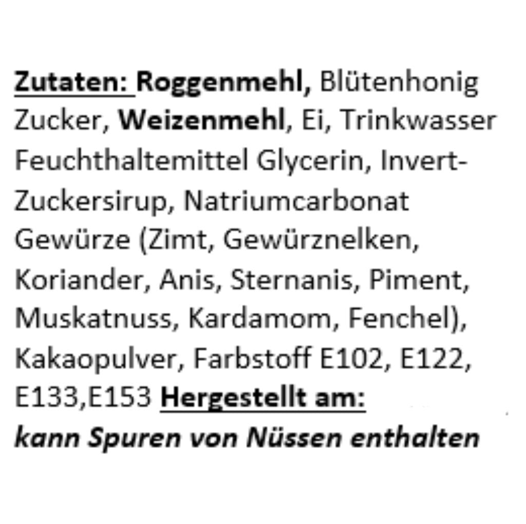 Pfefferkuchenmännchen 'Miteinander Füreinander'