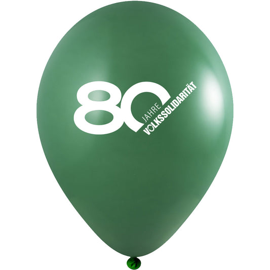Luftballons 80 Jahre (farblich gemischt)