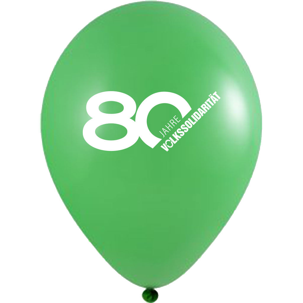 Luftballons 80 Jahre (farblich gemischt)