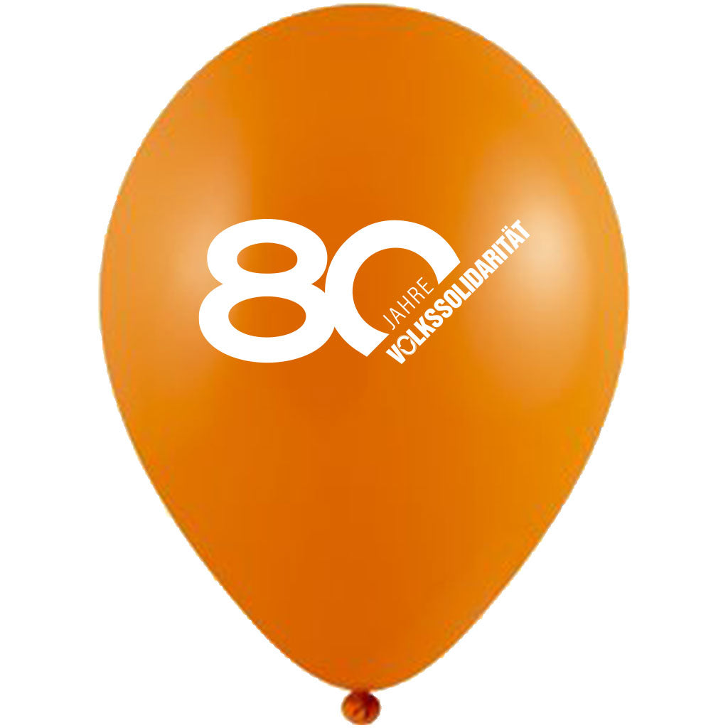Luftballons 80 Jahre (farblich gemischt)