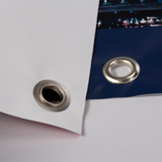 PVC-Banner mit Ösen