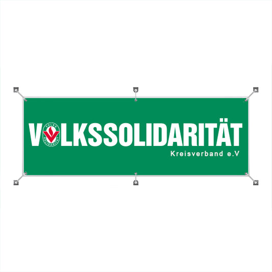 PVC-Banner mit Ösen