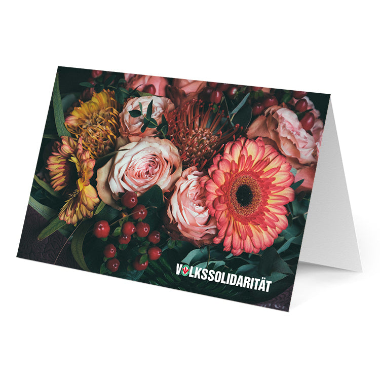 Grußkarte „Blumenstrauß“