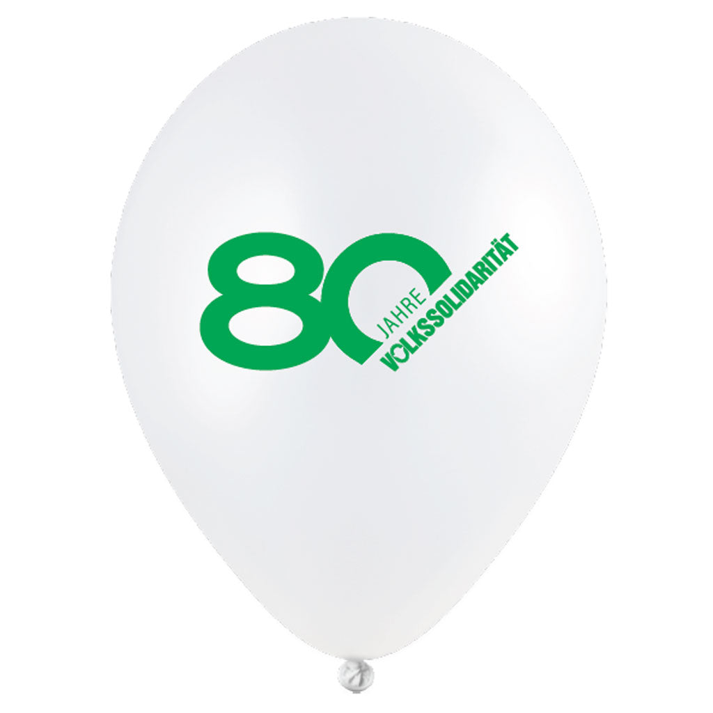 Luftballons 80 Jahre (farblich gemischt)