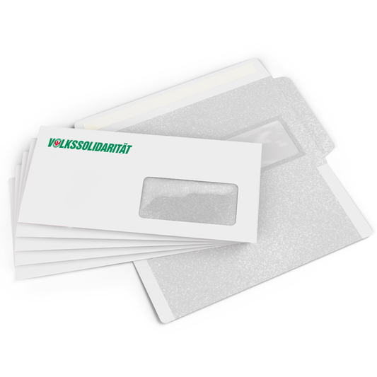 Briefumschläge DIN-lang mit Fenster