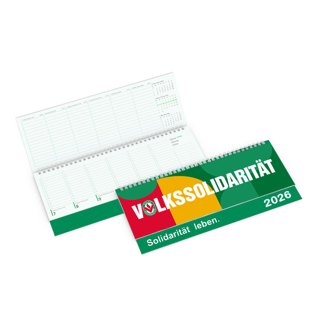 Tischkalender  Volkssolidarität 2026