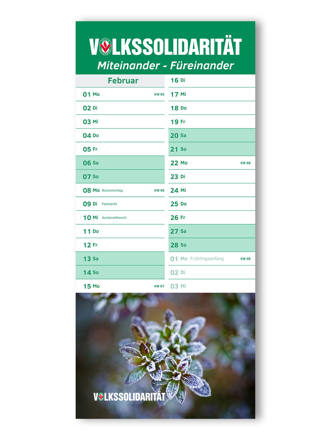 Postkarten-Kalender 2027