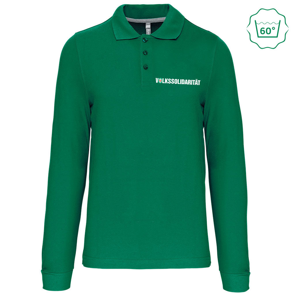 Herren Langarm-Polohemd