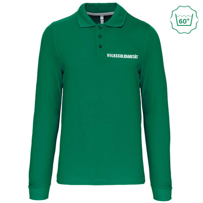 Herren Langarm-Polohemd