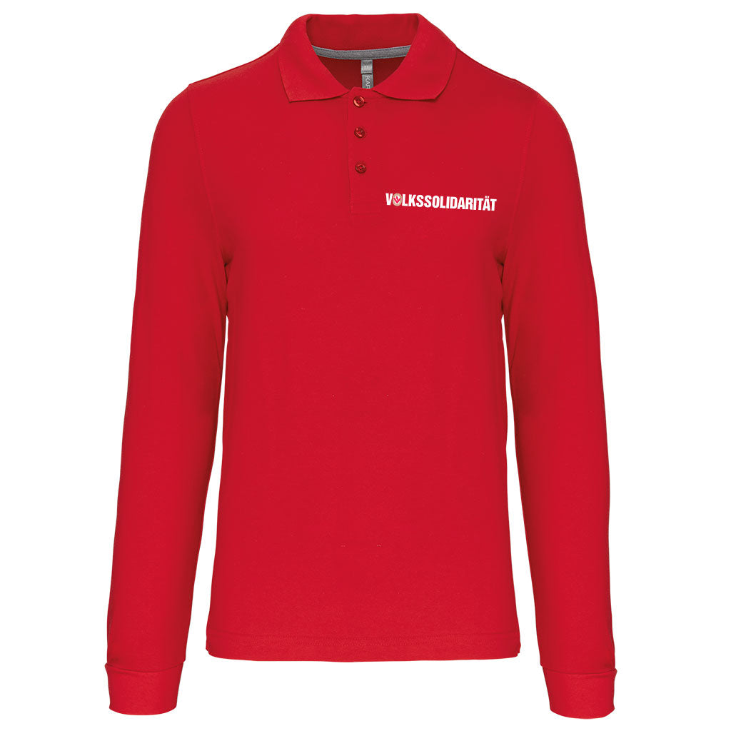 Herren Langarm-Polohemd