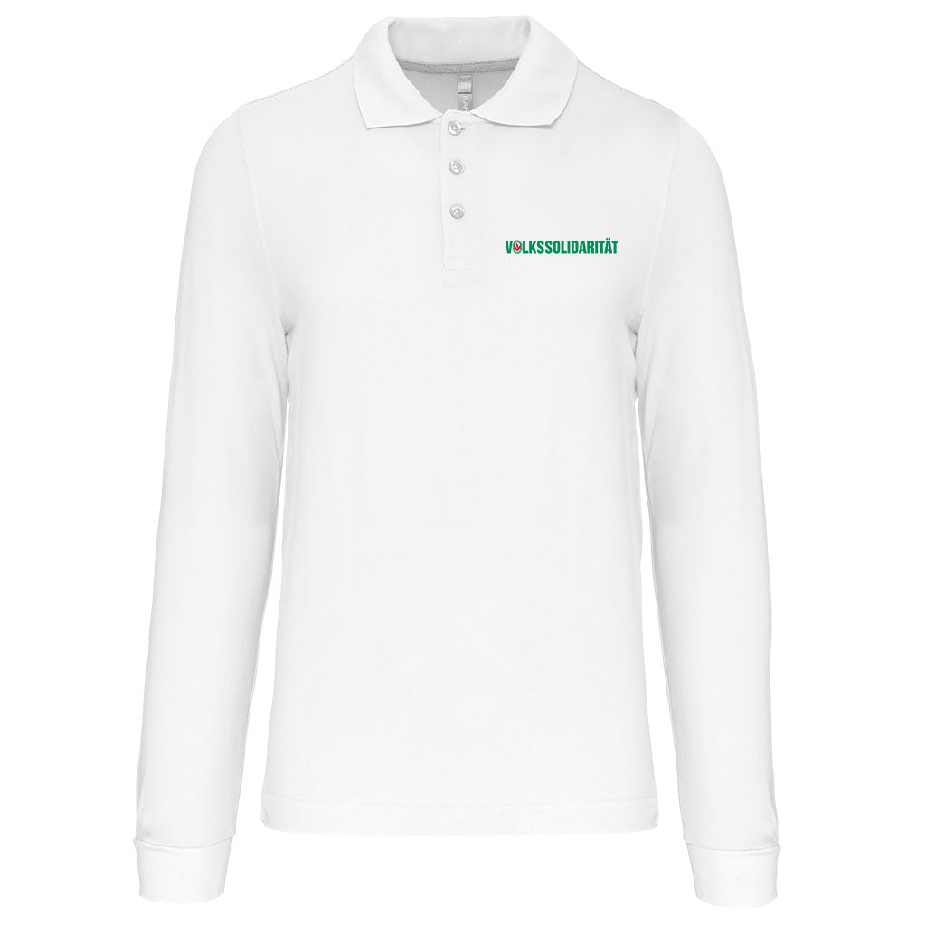 Herren Langarm-Polohemd