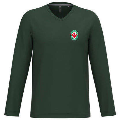 Herren/ Unisex Longsleeve V-Ausschnitt