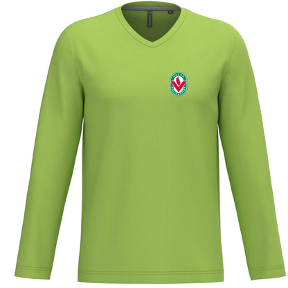 Herren/ Unisex Longsleeve V-Ausschnitt