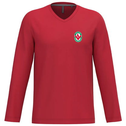 Herren/ Unisex Longsleeve V-Ausschnitt